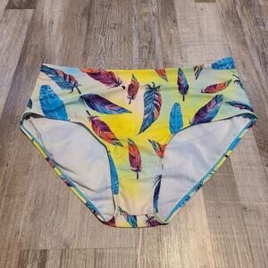 𝅺Dressfo XXL (12) XXL womens high waisted bikini bottom